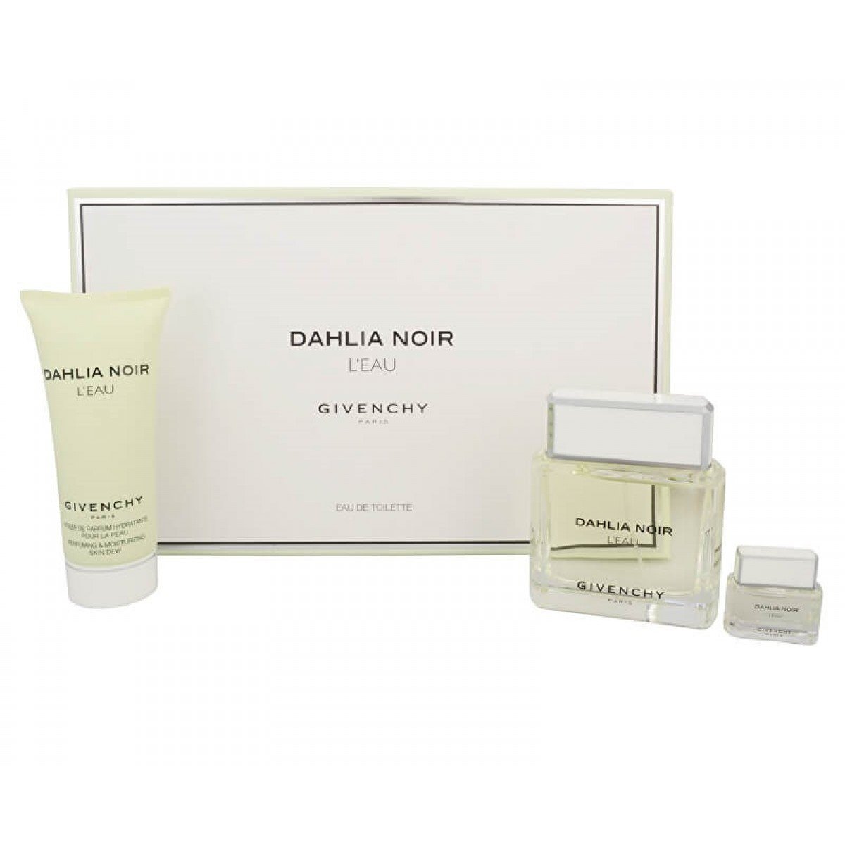 GIVENCHY DAHLIA NOIR L EAU SET (L) EDT90+EDT5+PMSDEW100ml GIVENCHY DAHLIA NOIR L'EAU SET (L) EDT90+EDT5+PMSDEW100ml - Image 1