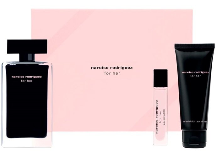 NARCISO RODRIGUEZ EDT FOR HER SET NARCISO RODRIGUEZ EDT FOR HER SET (L) 100ml+10ml+BL75ml - Image 1
