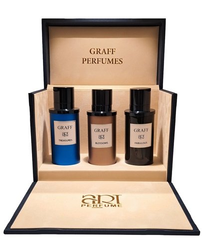 GRAFF ART PERFUME SET 3PCS PERFUME BOX GRAFF ART PERFUME SET 3PCS PERFUME - Image 1