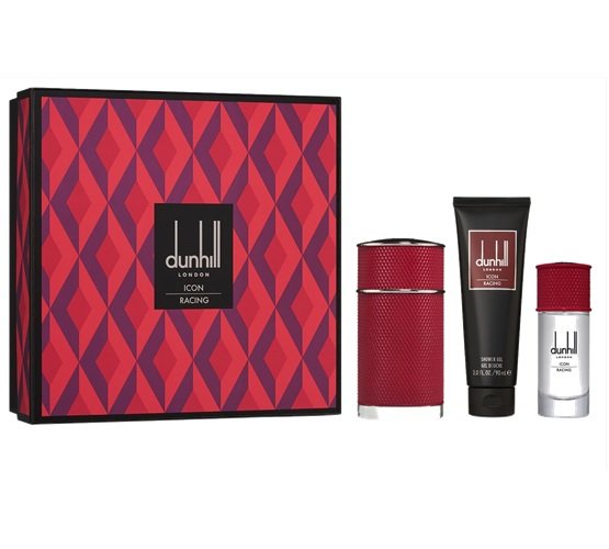 DUNHILL ICON RACING RED EDP 100ml SET DUNHILL ICON RACING RED (M) SET EDP 100ml+30ml+SG90ml - Image 1
