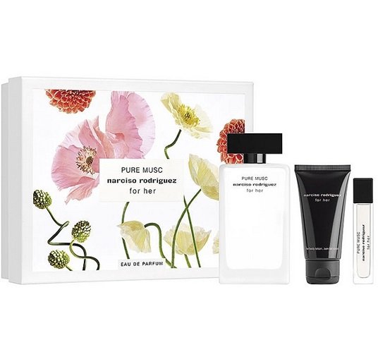 NARCISO RODRIGUEZ PURE MUSC FOR HER EDP100+10+BL50ML SET NARCISO RODRIGUEZ PURE MUSC FOR HER SET EDP100+10+BL50ml - Image 1