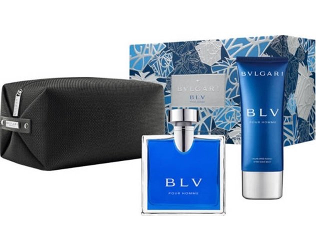 BVLGARI BLV (M) SET EDT100+ASB100ml+POUCH BVLGARI BLV POUR HOMME (M) SET EDP100+ASB100ml+POUCH - Image 1