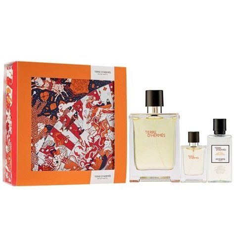 HERMES TERRE D HERMES SET (M) EDT100+EDT12.5+ASL40ml HERMES TERRE D HERMES SET (M) EDT100+EDT12.5+ASL40ml - Image 1